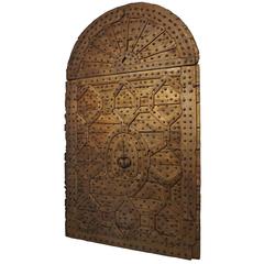 Antique Magnificent 17th Century Monastery Door from Spain