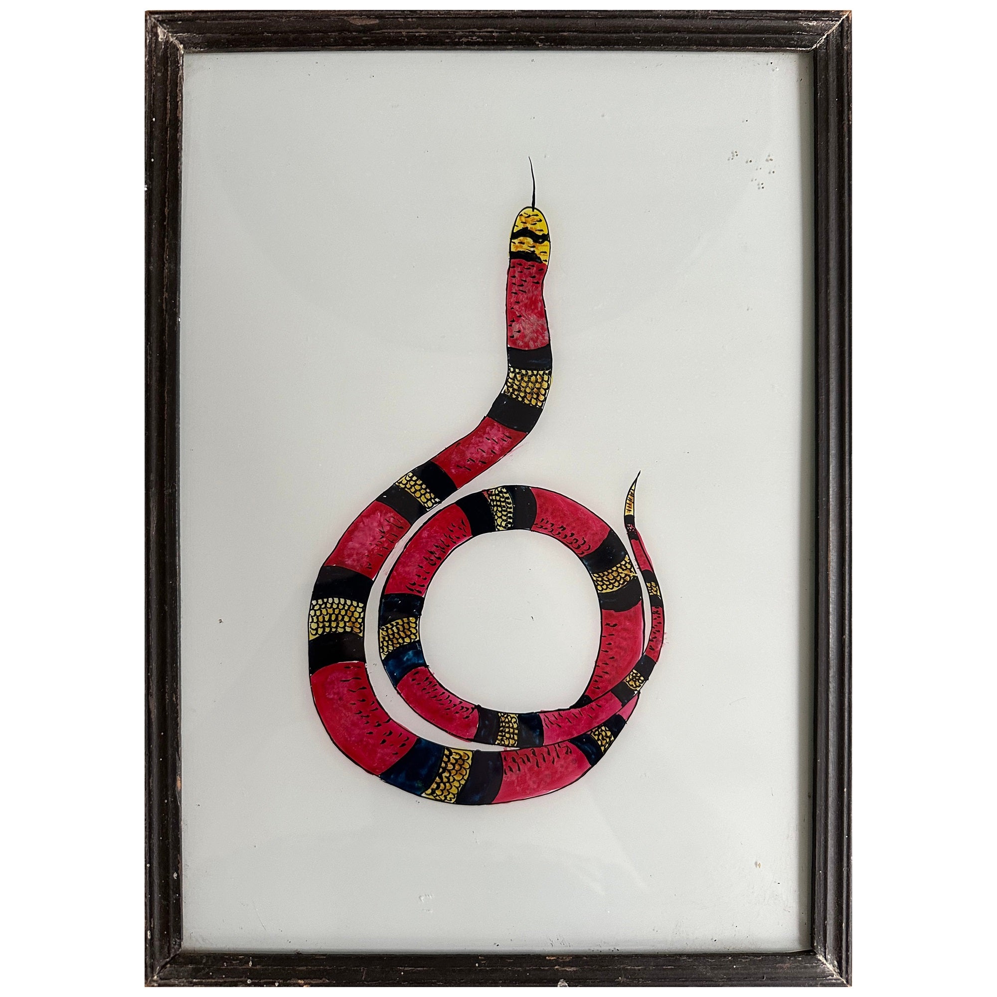 "19th-Century Snake Illustration: Captivating Herpetological Art"
