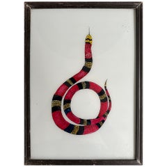 "19th-Century Snake Illustration: Captivating Herpetological Art"