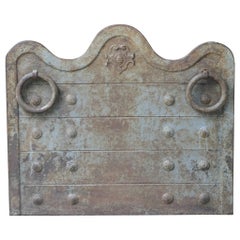 18th Century French Louis XV 'Coat of Arms' Fireback / Backsplash