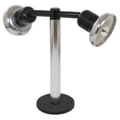 Lampe de table chromée Gae Aulenti & Livio Castiglioni pour Stilnovo, 1970