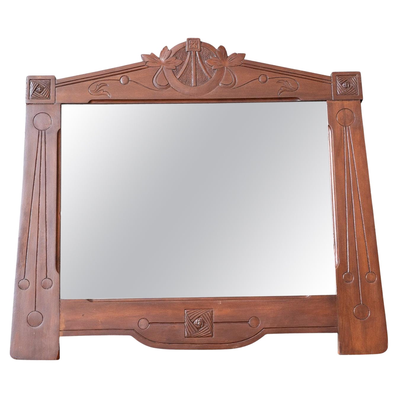 Antique Early 20th Century French Mirror, circa 1940