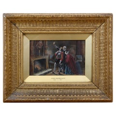 Victorian Oil Painting Shakespeare Portrait 1860 Signed