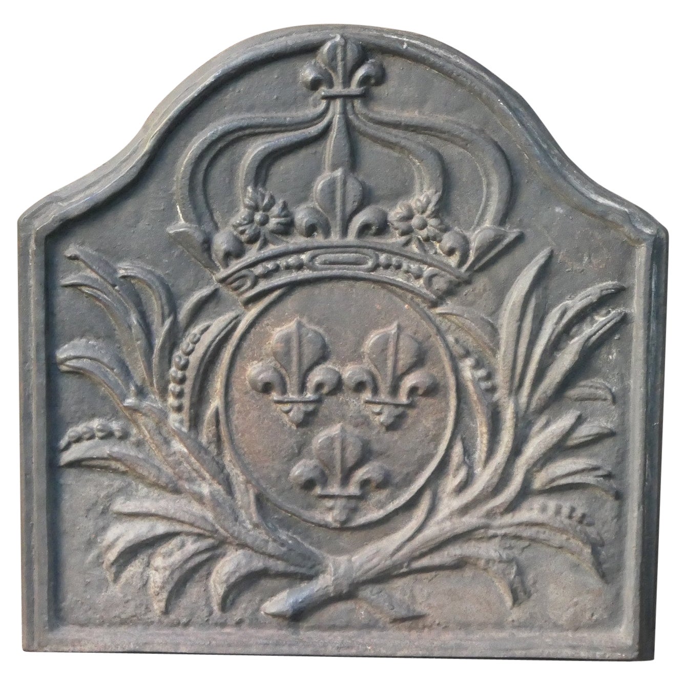 Plaque de cheminée / dosseret de style Napoléon III, 20e siècle