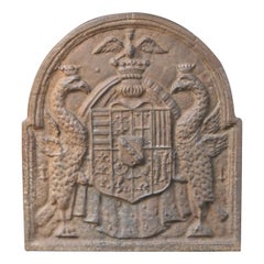 Plaque de cheminée / dosseret de style French Renaissance, 20e siècle