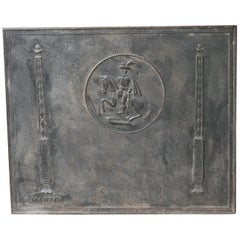 19th Century French 'Pillars of Freedom with D'Artagnan' Fireback