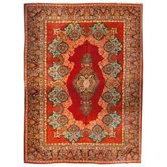 Antique Early 20th Century Sarouk Rug