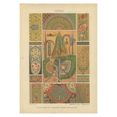 Exquisite Indian Ornamental Art from Dolmetsch's 1887 Collection