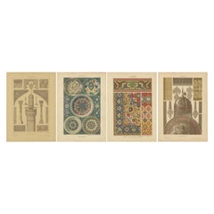 L'eccellenza artistica persiana nell'archivio ornamentale di Dolmetsch del 1887