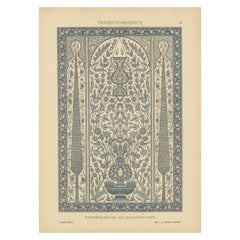 Persian-Arabic Glazed Clay Artistry from Dolmetsch's 1887 Compilation