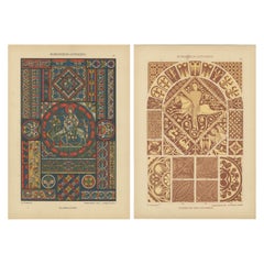 Fusion artistique romaine-gothique d'Ornamentenschatz, 1887
