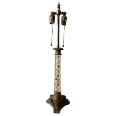 Crystal Neoclassical Style Column Lamp