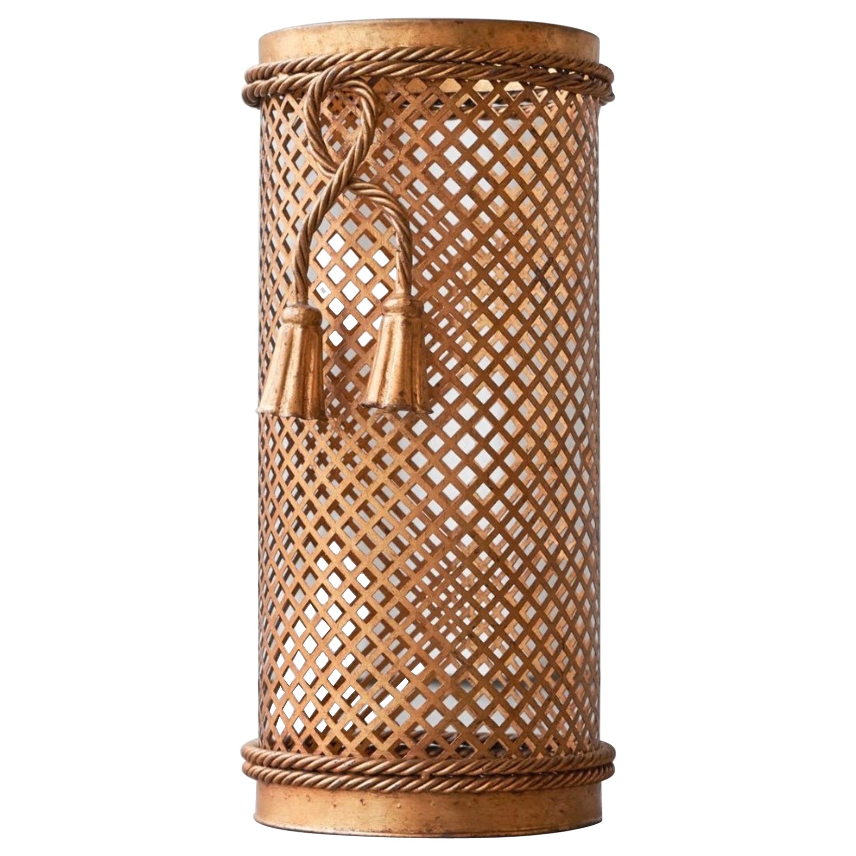 Li Puma Florence Mid Century 'Trompe-l'oeil' Umbrella Stand Italy 1960s