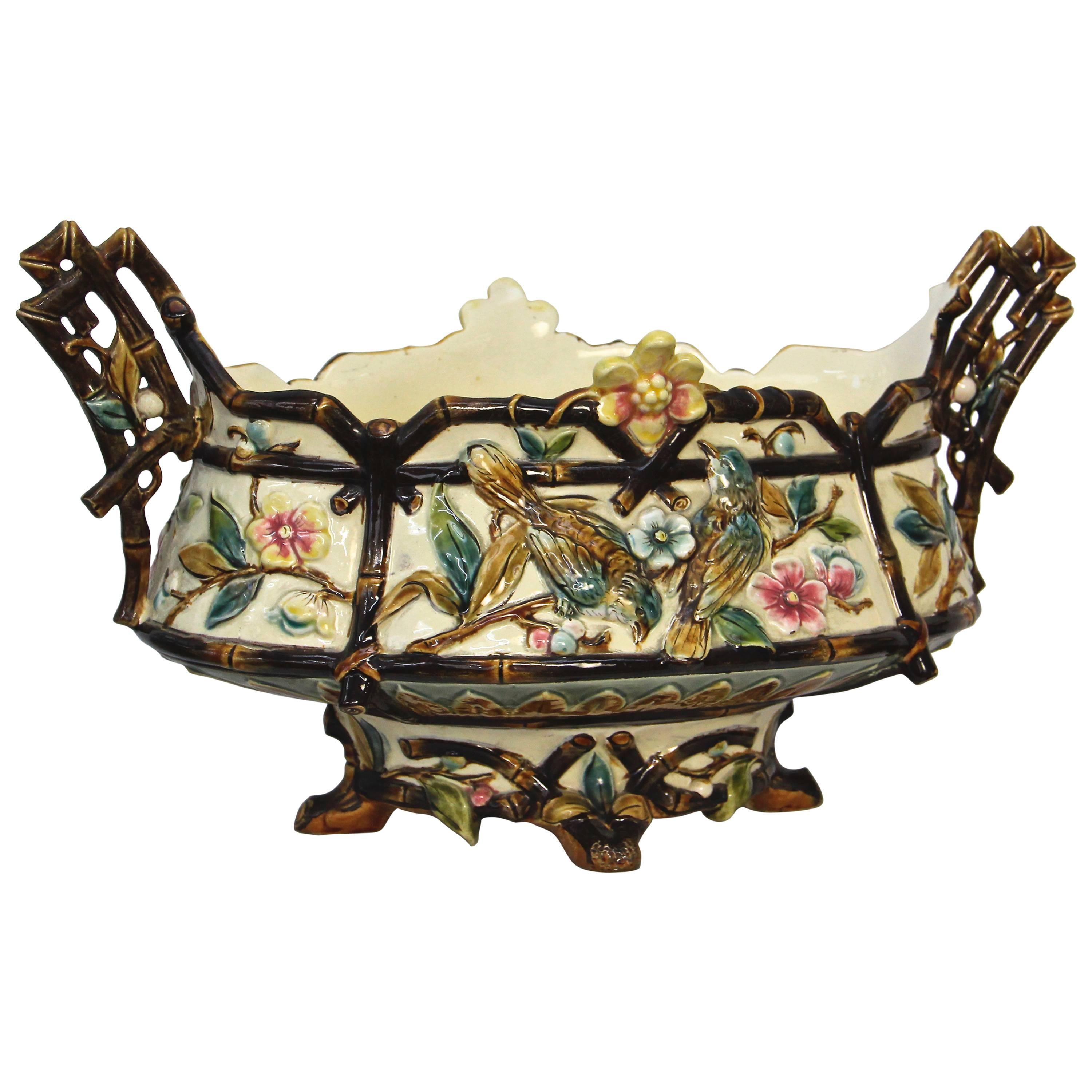 Art Nouveau Jardiniere by Workshops of Znaimo, circa 1900