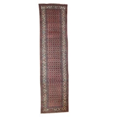 Vintage Hamadan Teppich Läufer