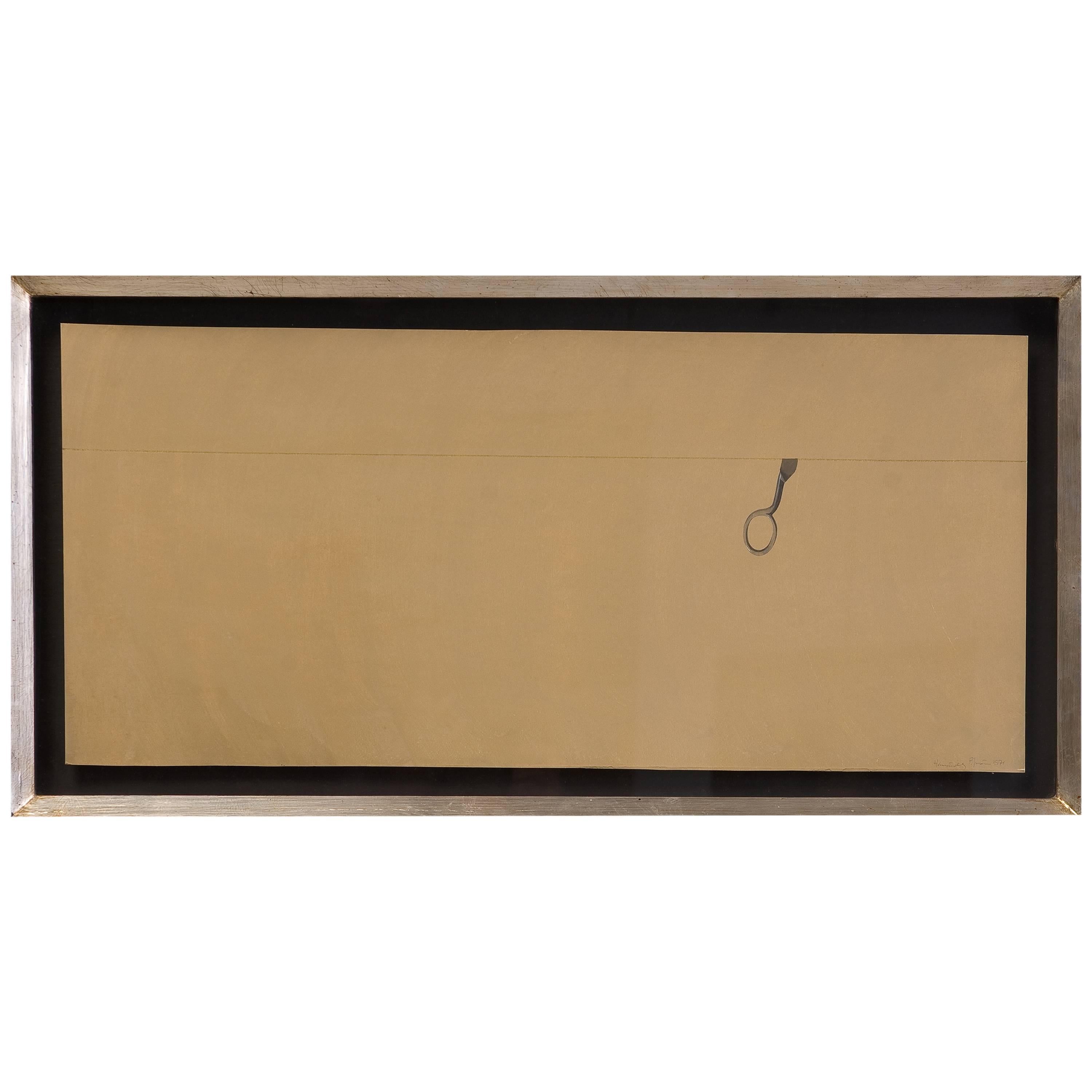 Hernández Pijoan, Untitled Signed an Dated 1971 For Sale