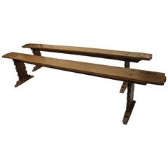 Pair of 19th Century Benches