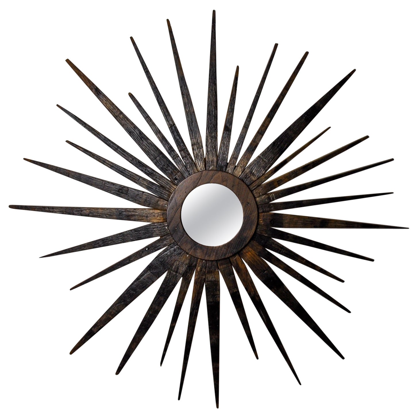 What is a sunburst mirror?