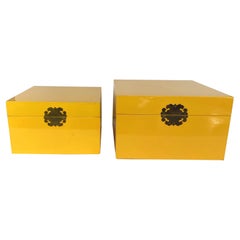 Laquar Amarillo  Nido de cajas