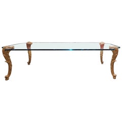A fine early 20th c French designed gilt bronze XV P.E Guerin cocktail table
