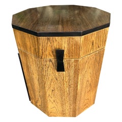 Magnificent Harvey Probber Decagon Bar Cabinet Table Mid-Century