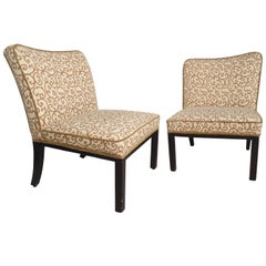 Pair of Attractive Slipper Chairs