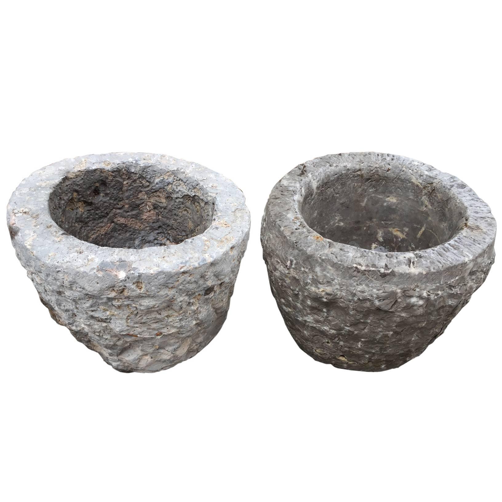 China Antique Stone Garden Cachepots, Perfect for Flowers, Herbs and More 