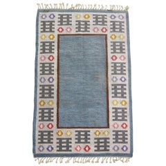 Vintage 1950s Swedish Rug by Mai Wellner