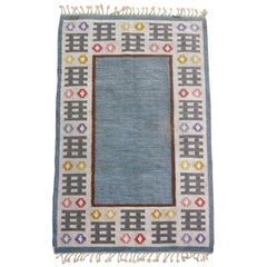 1950s Swedish Rug by Mai Wellner