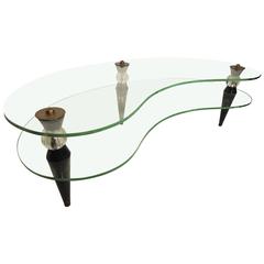 Unique Mid-Century Modern Kidney Table