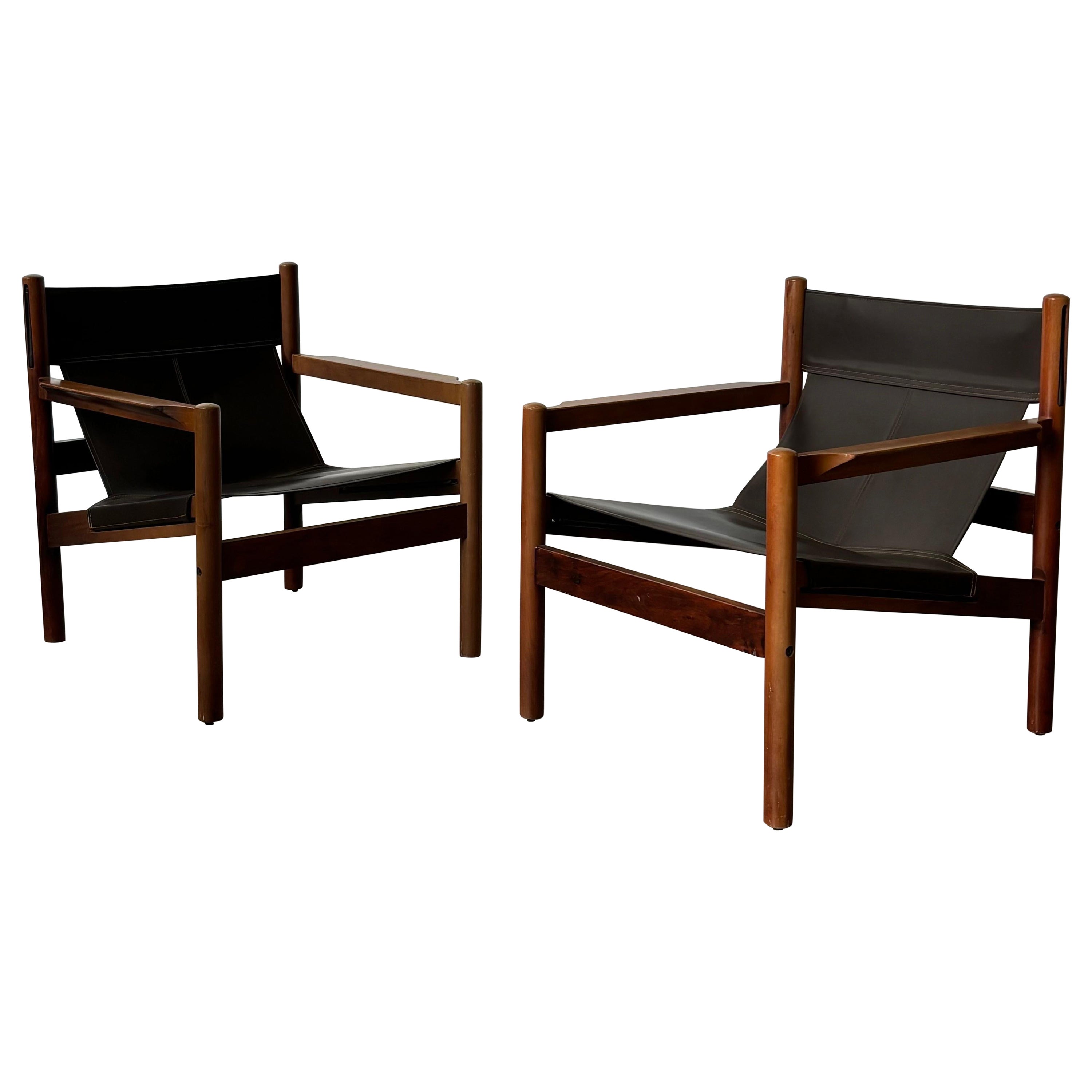 ‘Roxinho’ armchairs, by Michel Arnoult for Mobilia, 1960s Argentina