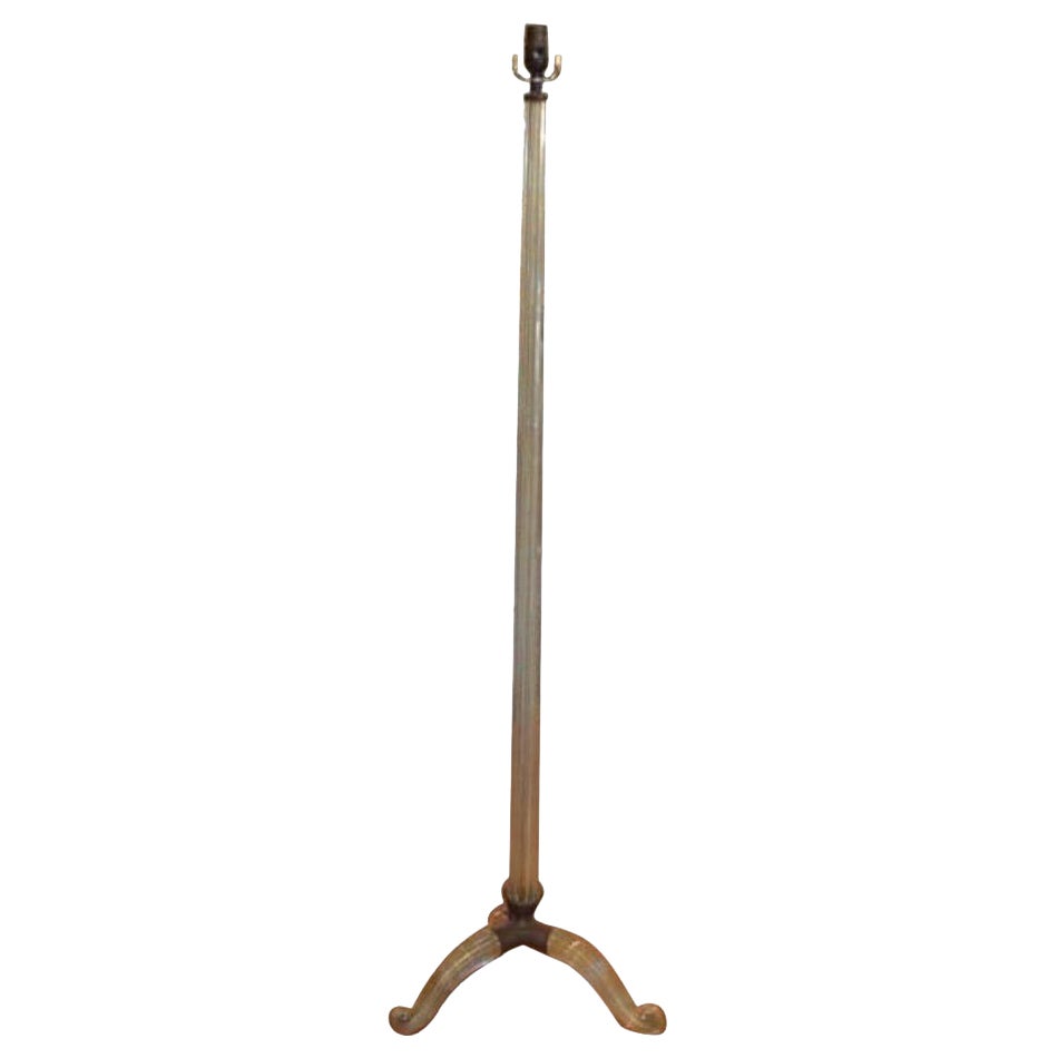 Murano Glass Tripod Floor Lamp By Barovier