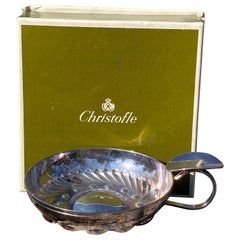 Christofle France Silver-plate Wine Taster Tastevin Cup