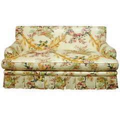 French Brunschwig & Fils Pheasant Toile Sofa