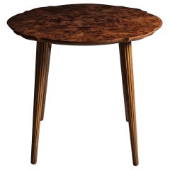 Swedish designer alder root coffee table from the 1940s