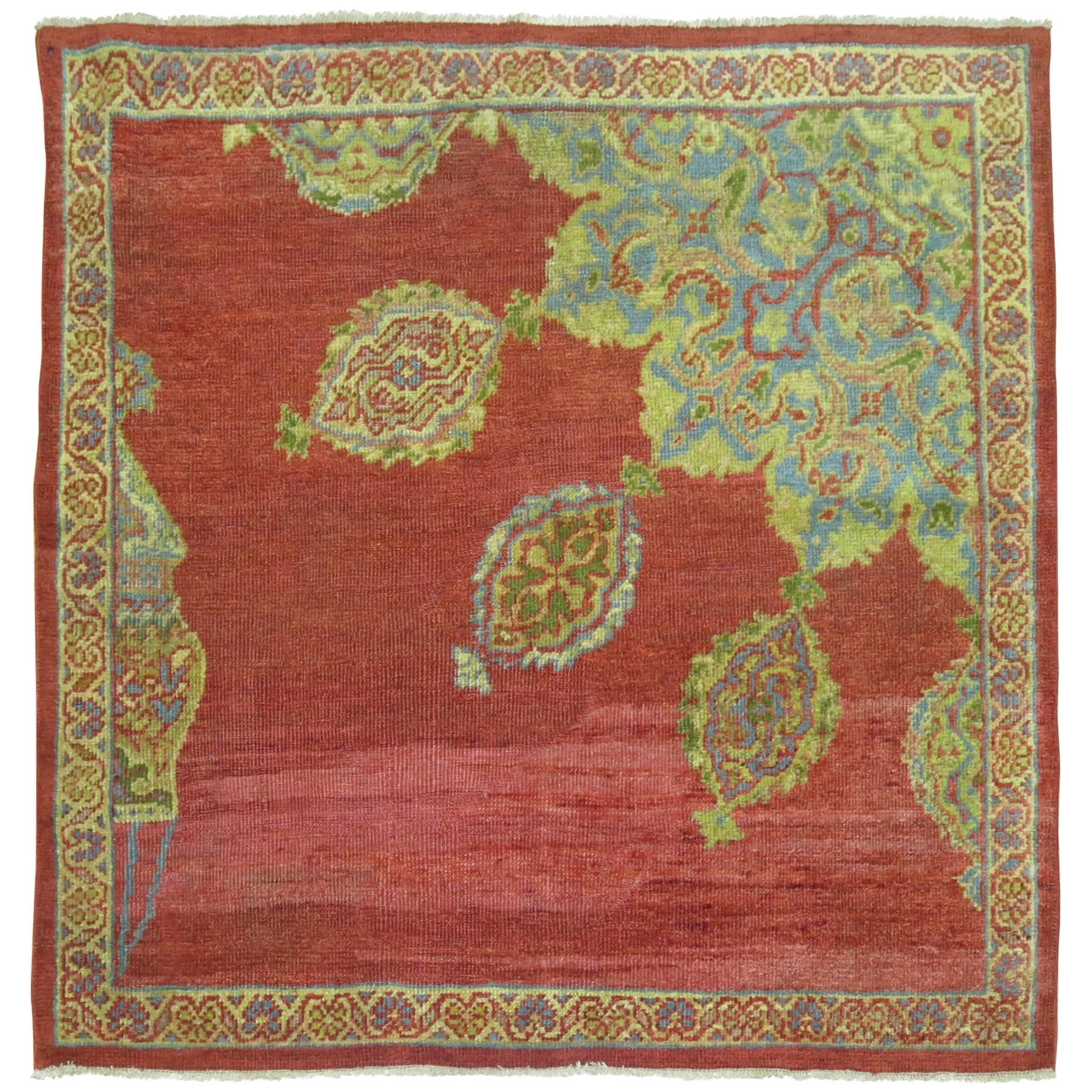 Antique Persian Ziegler Sultanabad Sampler Rug