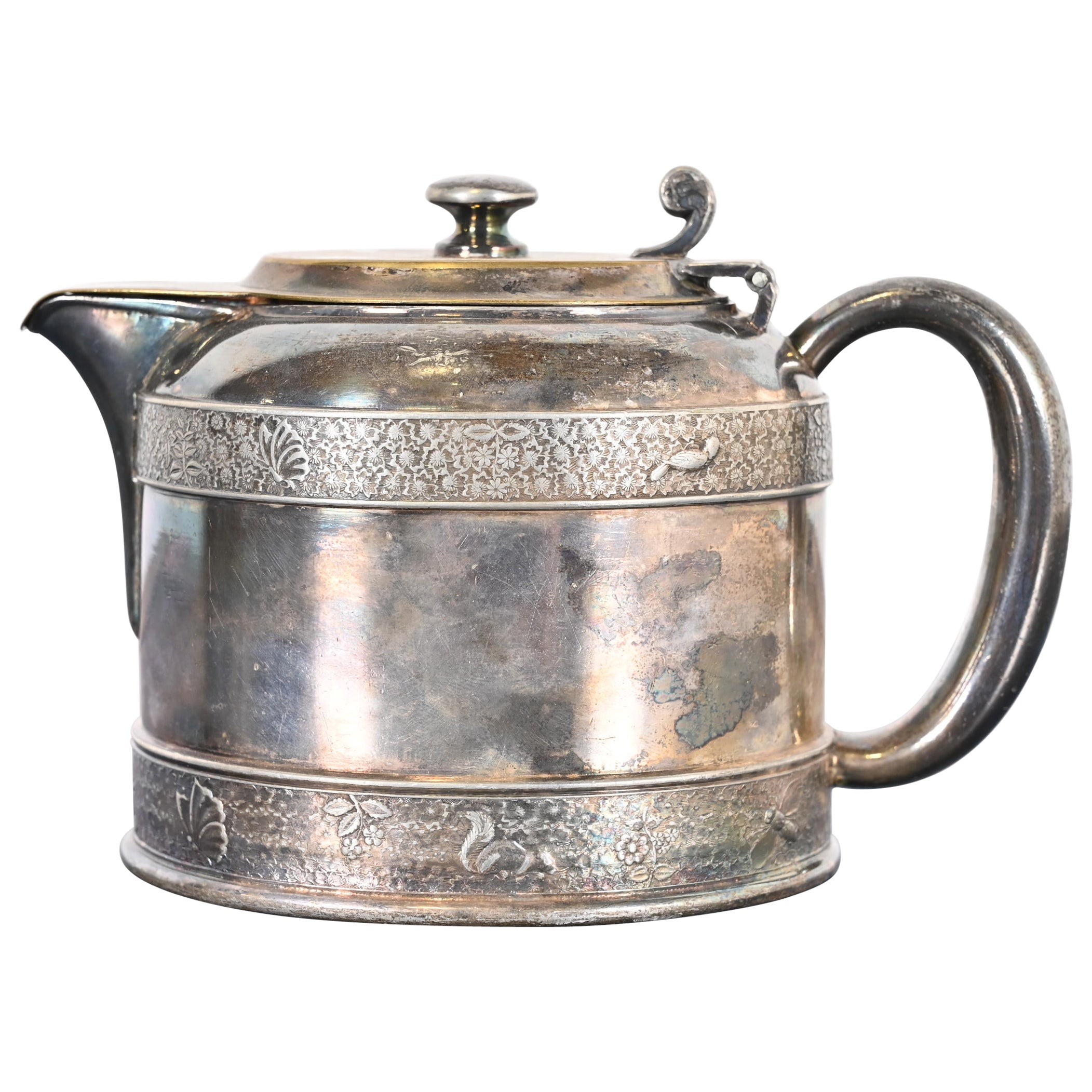 Antique Art Deco Silverplate Creamer