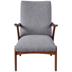 Mid-Century Dutch Teak Armchair