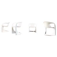 Set of 4 casalino dining chair by Alexander Begge for Casala, 1970s