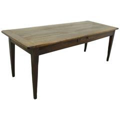 French Antique Oak Farm Table
