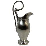 Austro-Hungarian Silver Wine Ewer