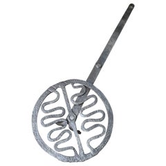 Antique Hand Forged 17th - 18th Century French Rotating Gridiron