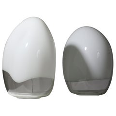 Paire de lampes Nessa en verre de Murano par Gino Vistosi