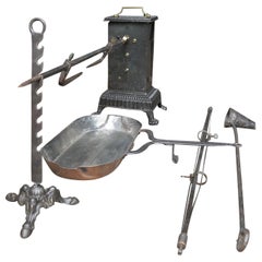 19th Century French Napoleon III Spring Driven Roasting Jack