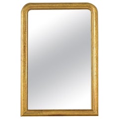 Miroir doré Louis Philippe du 19ème siècle
