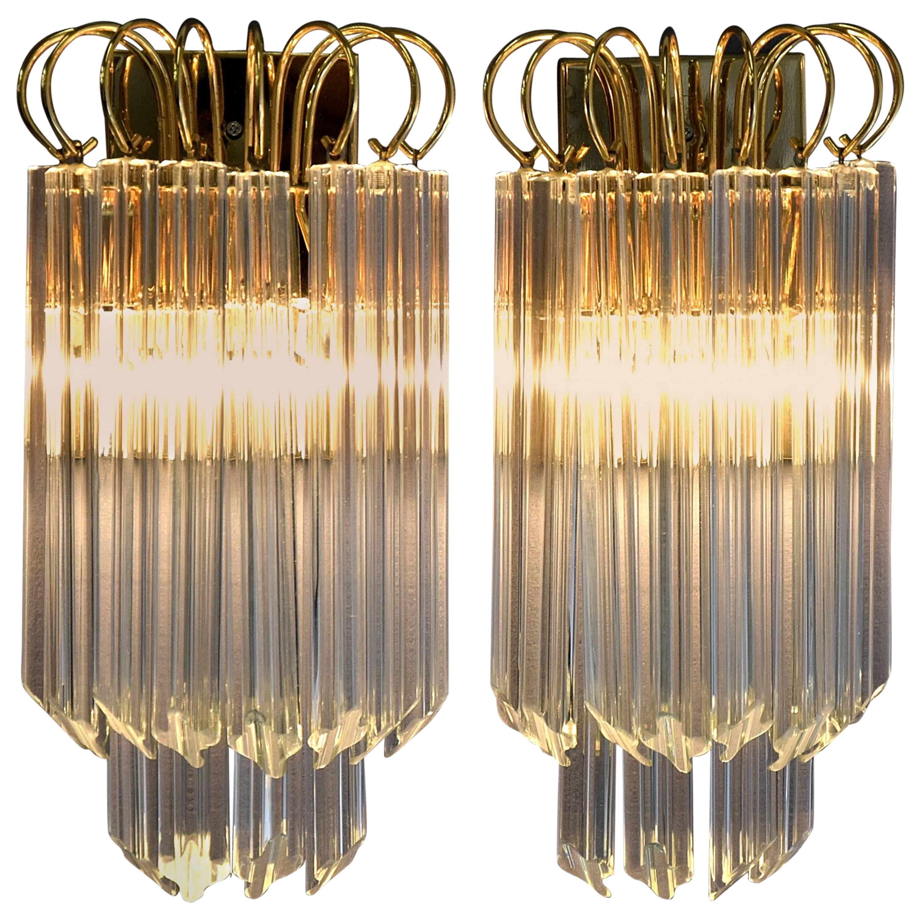 1960s Venini Sconces