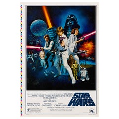 Affiche originale du film « Star Wars » avec l'épreuve d'un exemplaire C, 1977