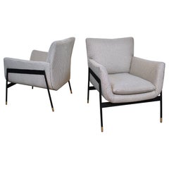 Pair of Houndstooth "Leah" Chairs by Troels Denmark