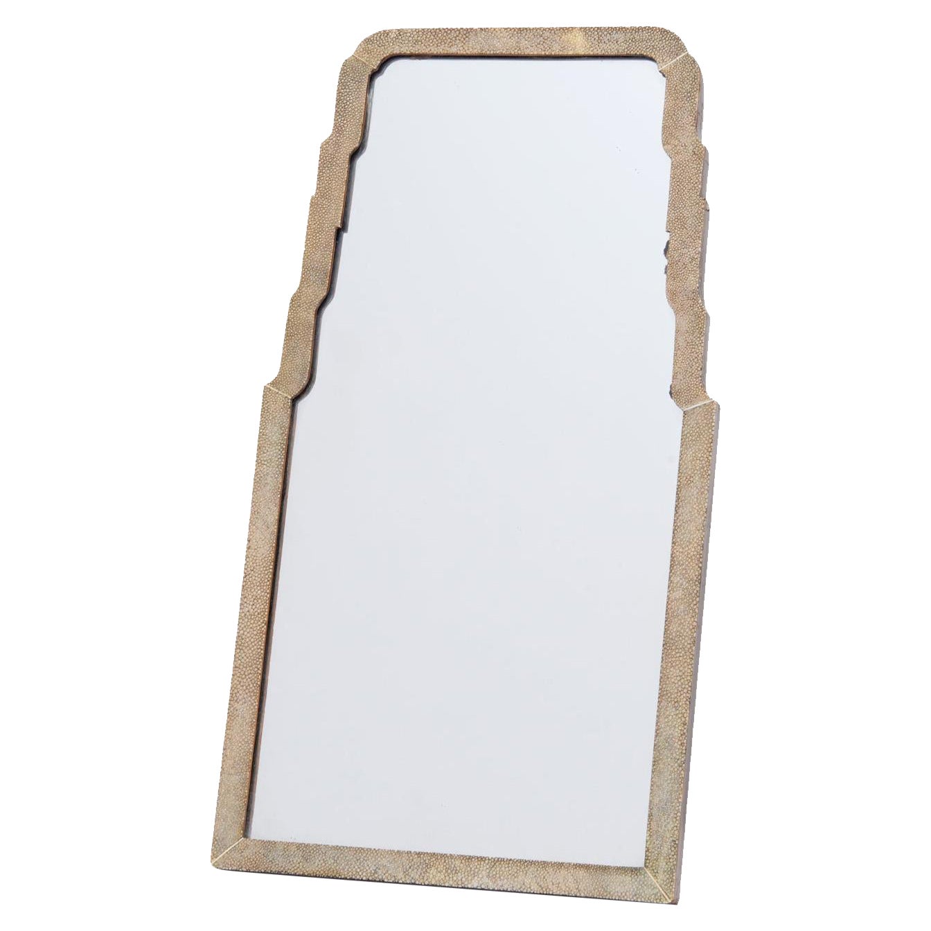 English  Shagreen Frame Table Mirror by Asprey & Co