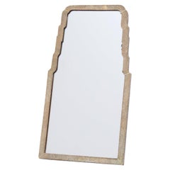 Antique English  Shagreen Frame Table Mirror by Asprey & Co